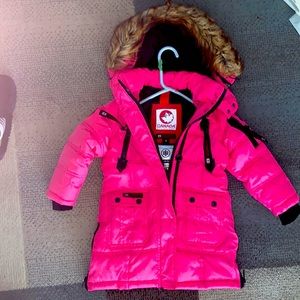 Toddler size Canada weather gear coat